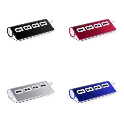 Wudge USB elosztó, kék Wudge USB elosztó, kék