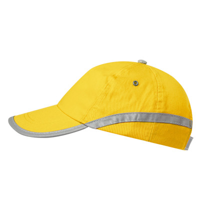 Vikap 5 paneles fényvisszaverős baseball sapka , sárga Vikap 5 paneles fényvisszaverős baseball sapka , sárga