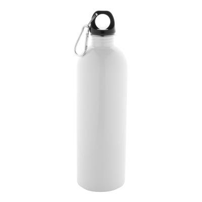 Pressuto XL újrahasznosított rozsdamentes acél kulacs 750ml, fehér Pressuto XL újrahasznosított rozsdamentes acél kulacs 750ml, fehér