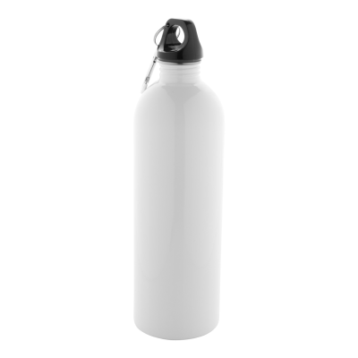 Pressuto XL újrahasznosított rozsdamentes acél kulacs 750ml, fehér Pressuto XL újrahasznosított rozsdamentes acél kulacs 750ml, fehér