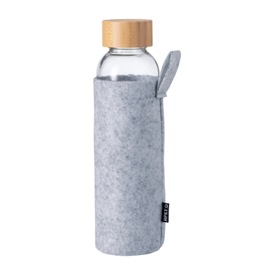 Tokol üveg kulacs 500ml, sötétszürke Tokol üveg kulacs 500ml, sötétszürke