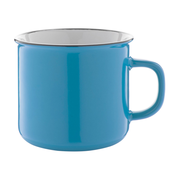 Woodstock vintage bögre 300ml , világoskék