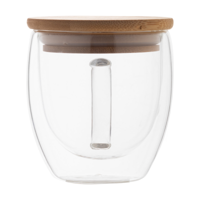 Grobina Mini üveg thermo bögre  250ml, átlátszó