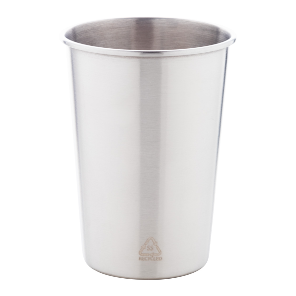 Redisha Mono újrahasznosított rozsdamentes acél pohár  350ml, ezüst