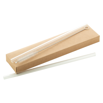 GlasSip üveg szívószál szett , átlátszó GlasSip üveg szívószál szett , átlátszó