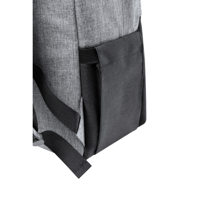 Harry RPET hátizsák laptop 15" és tablettartó 10" rekesszel, hamuszürke