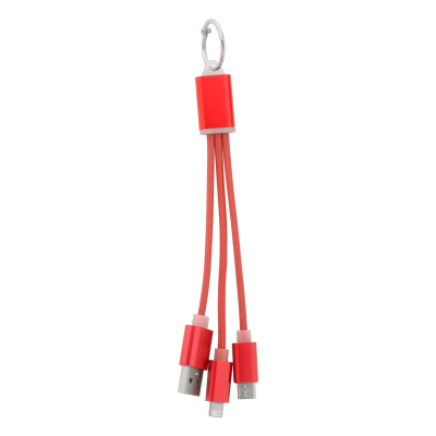 Scolt USB töltőkábel , piros