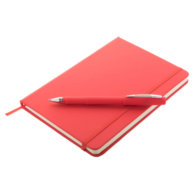 Setpuk sima lapos jegyzetfüzet és toll szett