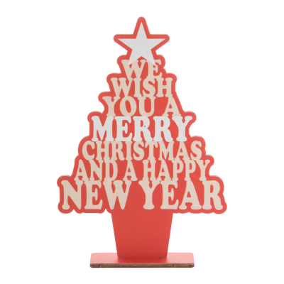 Karácsonyfa  formájú asztali dekoráció