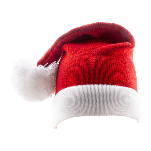 Kötött karácsonyi Mikulás sapka