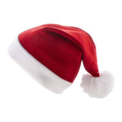 Kötött karácsonyi Mikulás sapka