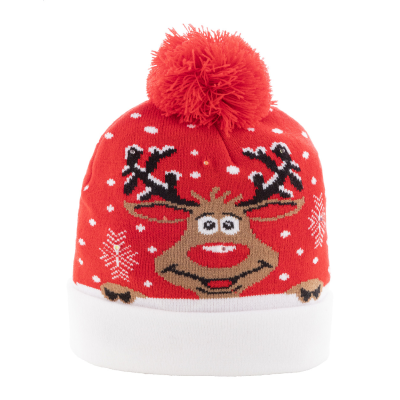 Karácsonyi LED-es téli sapka 2 színben