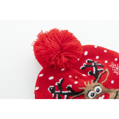 Karácsonyi LED-es téli sapka 2 színben