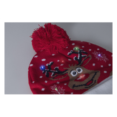 Karácsonyi LED-es téli sapka 2 színben
