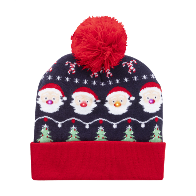 Karácsonyi LED-es téli sapka 2 színben