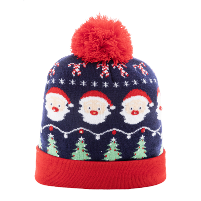 Karácsonyi LED-es téli sapka 2 színben