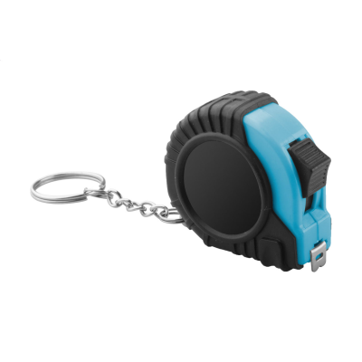 Rapid 2 m mérőszalag kulcstartó, fehér