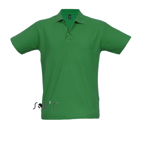 Sols Spring  Galléros póló,210gr.  Kelly Green