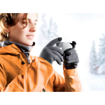 Tapster érintőképernyős műszálas kesztyű 3 ujján speciális borítással