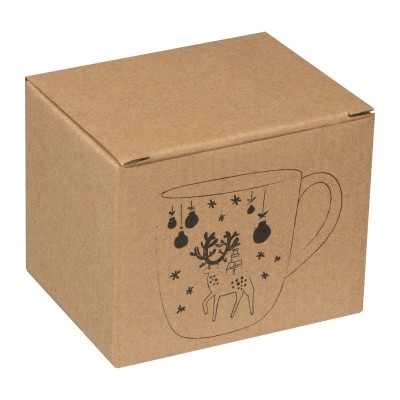 Karácsonyi bögre rénszarvas motívummal, 300 ml