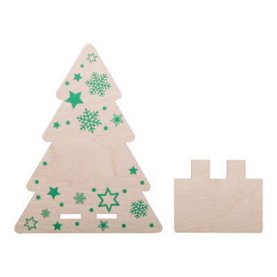 Karácsonyfa formájú asztali mobiltelefon-tartó