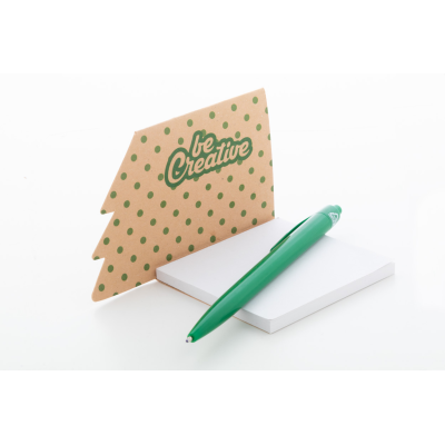 Karácsonyi  egyediesíthető öntapadós jegyzettömb újrahasznosított kraft  papírból