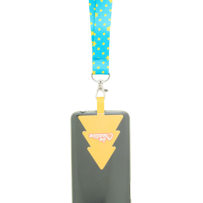 Egyedi gyártású, RPET karácsonyi mobiltartós csuklópánt