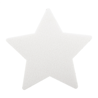 Egyedi gyártású, csillag alakú RPET filc karácsonyi poháralátét