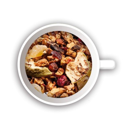 Mennyei házisüti tea Kalocsai mintás dobozban