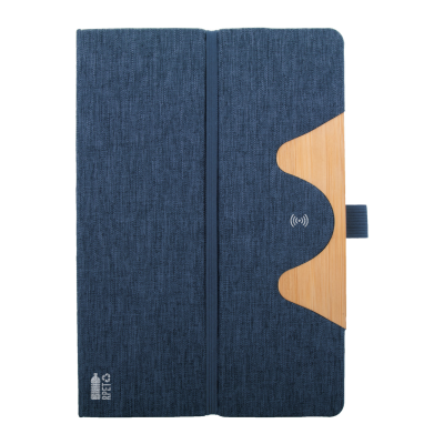 Chatom RPET vezeték nélküli töltős jegyzetfüzet