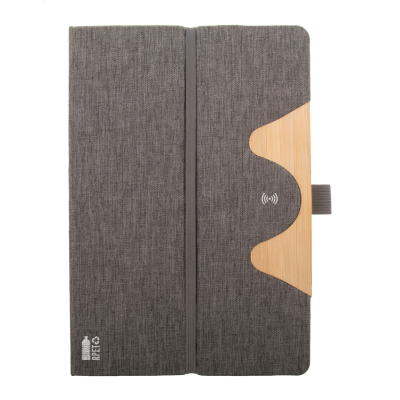 Chatom RPET vezeték nélküli töltős jegyzetfüzet