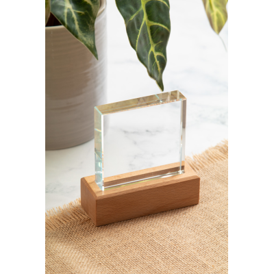 Rectofi  üveg-bükkfa trófea