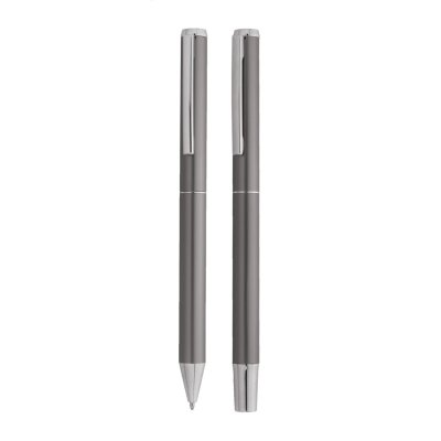 Ralum Újrahasznosított alumínium toll szett, golyóstollal és roller tollal.