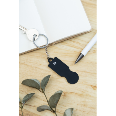 ShineCart bevásárlókocsi érme kulcstartó