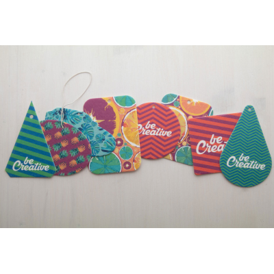 Egyedi gyártású autóillatosító különböző formában és illatban