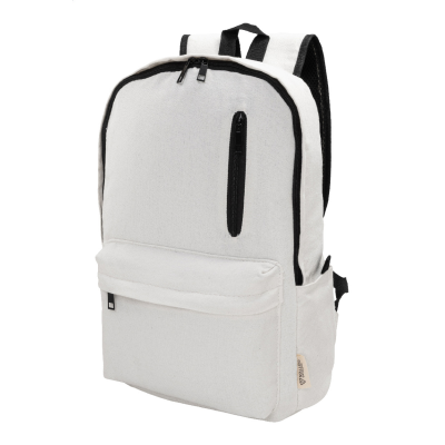 Recabak újrahasznosított vászon hátizsák laptoptartó rekesszel 15"