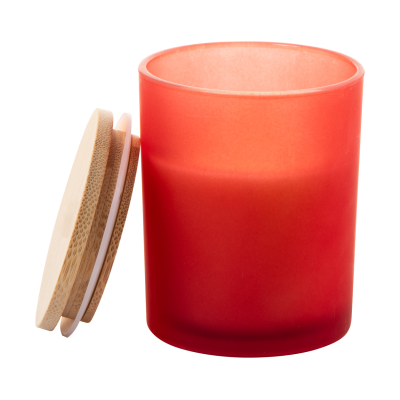 Daizu XL növényi alapú illatgyertya homokfúvott üvegtartóban