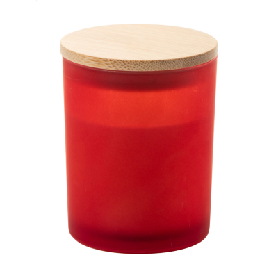 Daizu  növényi alapú illatgyertya homokfúvott üvegtartóban 120g