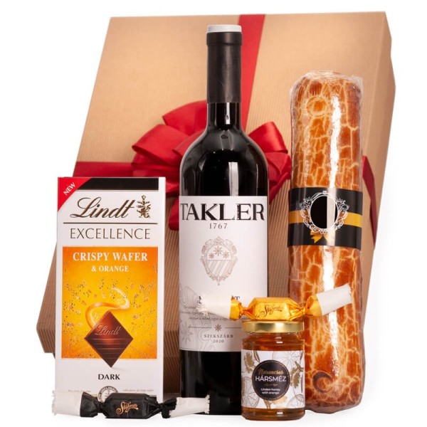 ÜNNEPI KOCCINTÁS - céges ajándékcsomag bejglivel