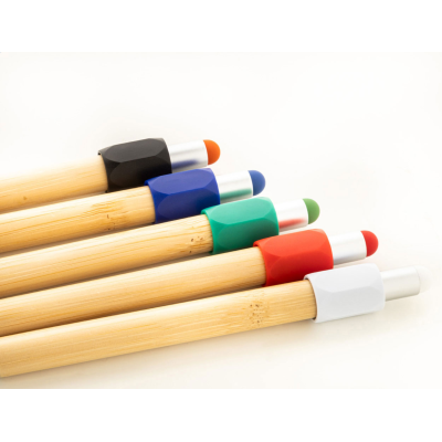 Sponner pörgettyűs bambusz érintőképernyős golyóstoll