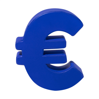 Euró jel alakú stresszlabda PU habból.