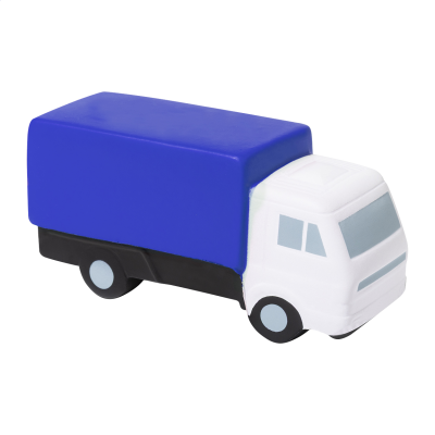 Teherautó alakú stresszlabda PU habból.