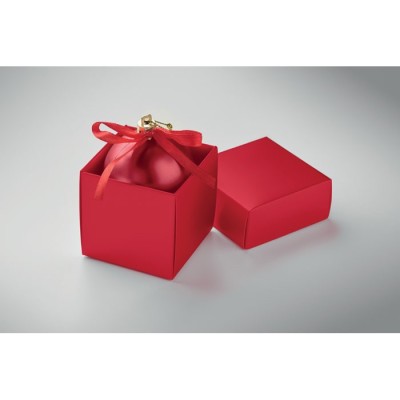 Logózható karácsonyi gömbdísz díszdobozban | Reklámajándék