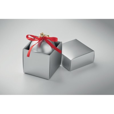 Logózható karácsonyi gömbdísz díszdobozban | Reklámajándék