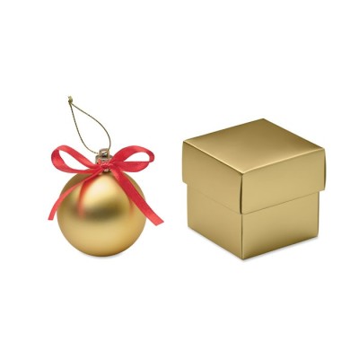 Logózható karácsonyi gömbdísz díszdobozban | Reklámajándék