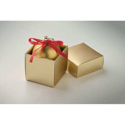 Logózható karácsonyi gömbdísz díszdobozban | Reklámajándék