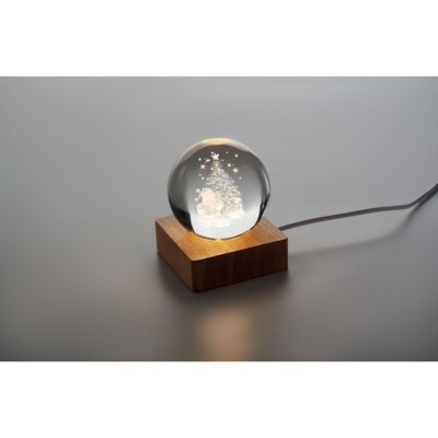LED-es karácsonyi gömbdísz – emblémázással