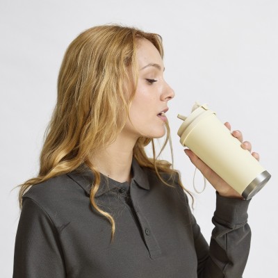 Duplafalú termoszpohár 500 ml – emblémázható reklámajándék
