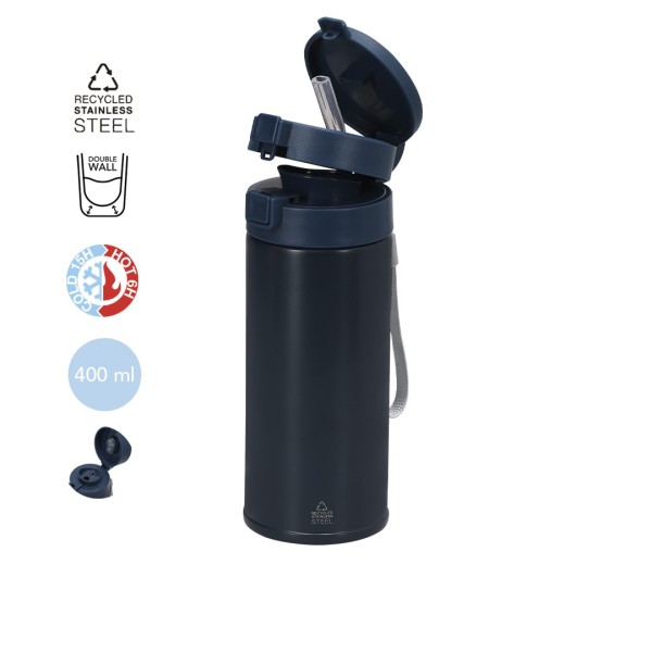 Duplafalú termoszpohár – 400 ml