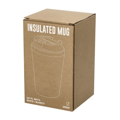 350 ml-es duplafalú termoszpohár praktikus ivónyílással ellátott fedéllel, többféle színben.